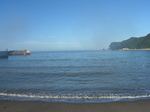 朝の海